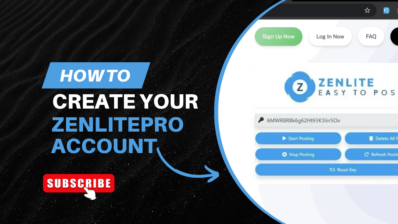 1. How To Create Your ZenLitePro Account
